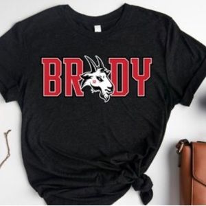 Tom Brady Goat t shirt